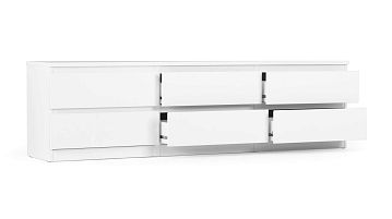 Тумба 6 ящиков Tim (Тим), цвет Белый
